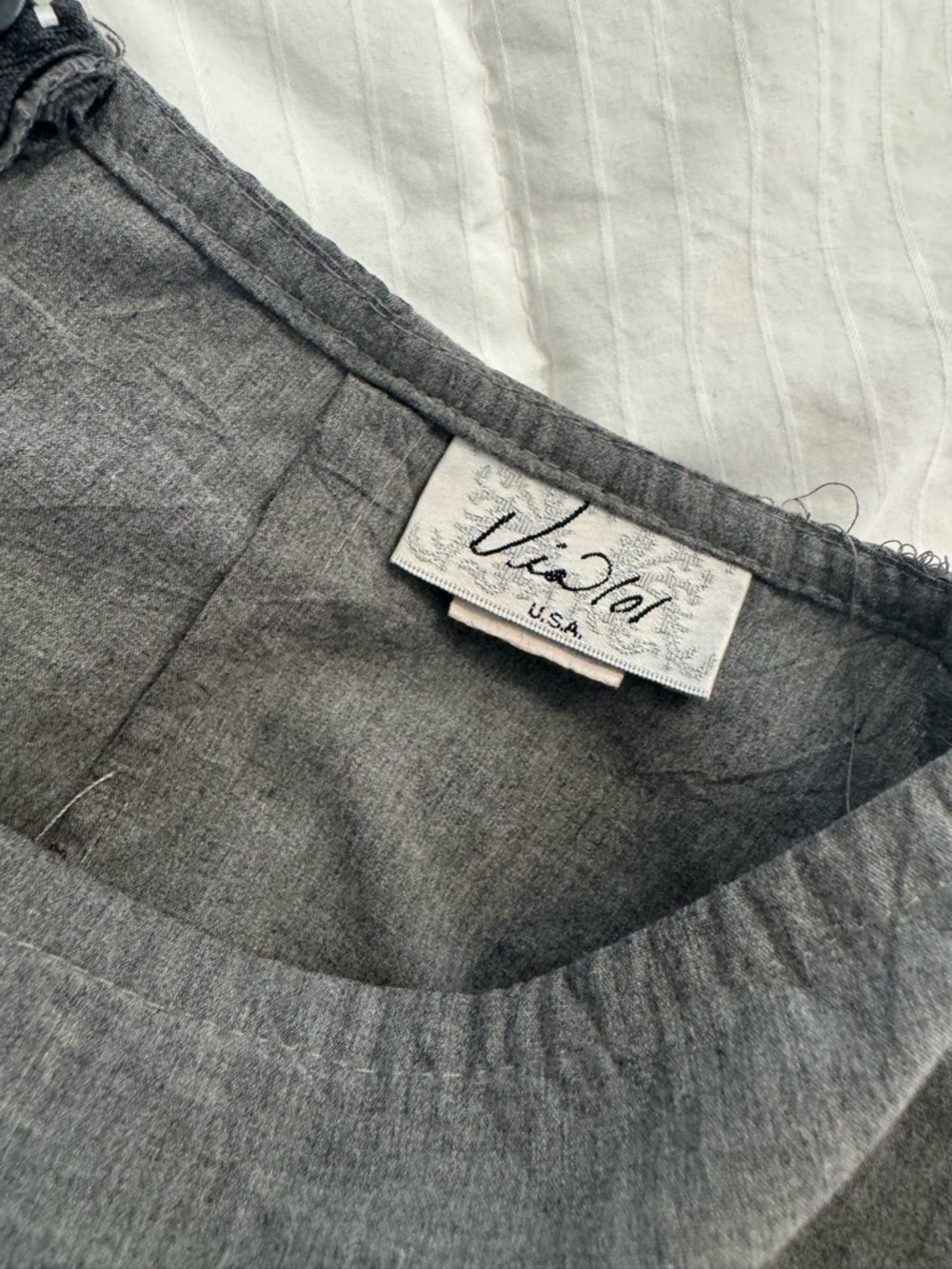 Vintage Gray Maxi Skirt - Women - Picture 4 of 5